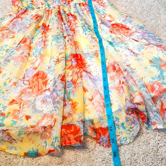 Rachael & Chloe Dress Womens floral  Print Lined Elastic Fit n Flare. - Picture 4 of 7